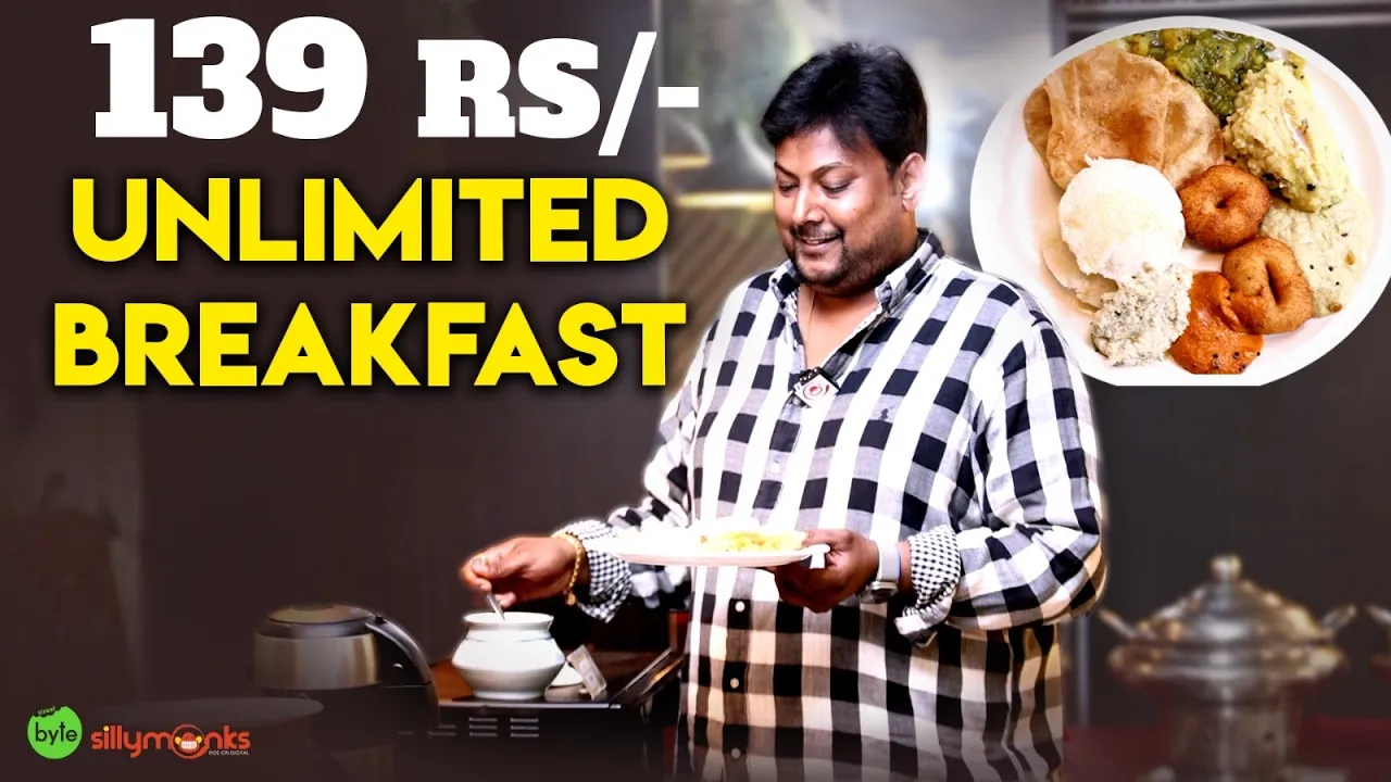 Unlimited Breakfast 139 Rs   ANANDOBRAHMA Ameerpet   only on Sat Sun   Street Byte   Silly Monks