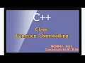 Function Overloading in C Example of Compile time Polymorphism in C Tamil
