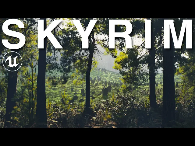 The True Scale of Falkreath: Skyrim in UNREAL ENGINE 5!