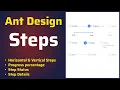 Ant Design Steps - How to Show Tasks Progress Using Antd Steps