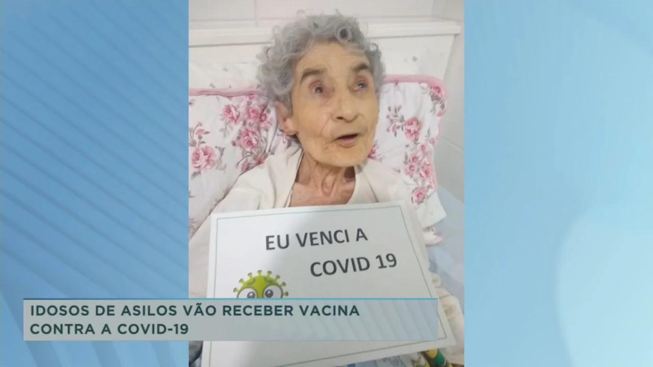 Idosos de asilos vão receber vacina contra a Covid-19