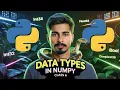 Data Types in NumPy Arrays NumPy Array Tutorial in Hindi NumPy Complete Course in Hindi