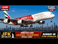 AVIATION LIVE FROM NEW YORK MONDAY DEPARTURE RUSH CRAZY LINEUPS