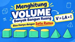 Menghitung Volume Banyak Bangun Ruang Bisa Hanya Dengan Satu Rumus