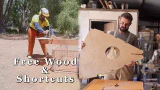 A Cheapskates Guide to Boatbuilding – Free Range Boat Build  Stage 4.