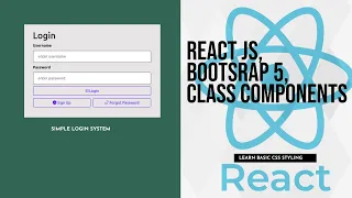 React Js Login - Boostrap 5