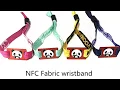 Download Lagu RFID Fabric Bracelets For Concert, Durable, PVC Panda Tag