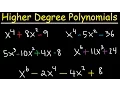 Factoring Higher Degree Polynomial Functions Equations - Algebra 2