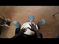 Lagu Patrick Ngambi playing the Djembé rhythm Baba