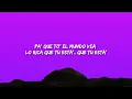 Bad Bunny - Me Porto Bonito (Lyrics / Letra) ft. Chencho Corleone