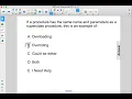 CS Praxis Python Methods Q60