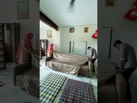 आखिरकार सोफा के कवर बना ही दिए / how to make sofa covers / #short