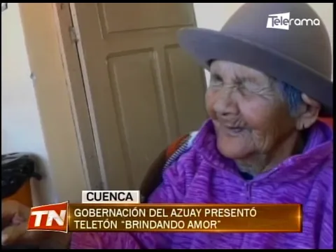 Gobernación del Azuay presentó Teletón Brindando Amor