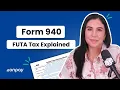 Form 940 for Employers Filing Basics plus FUTA Overview