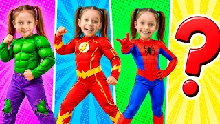 Superheroes Powers! Choose Healthy Food and Help Their Friends