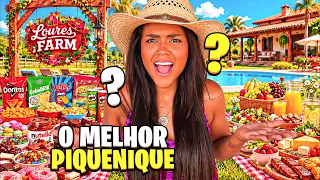 FIZEMOS UM PIC NIC NA LOURES FARM!!!