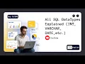 Day All SQL Data Types Explained INT VARCHAR DATE etc English