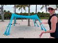 TOONARS Beach Tent Review Install Unboxing 10x10 CanopyBeachTent