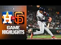 Astros vs Giants Highlights 26 MLB Highlights