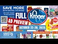 FULL AD Kroger Ad for - NEW 5x Digitals Weekly Digitals Beauty Event MORE