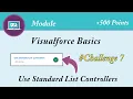 Use Standard List Controllers Visualforce Basics Salesforce Trailhead