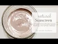 Natural Homemade Sunscreen NO WHITE RESIDUE
