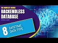 DateTime Data Type Backendless Database Training Course pt 8