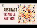 Create abstract seamless triangle pattern illustrator tutorial