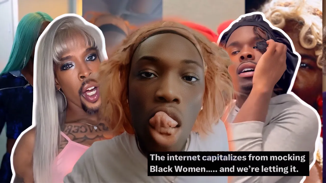 Men Cosplaying as Black Women for Content…