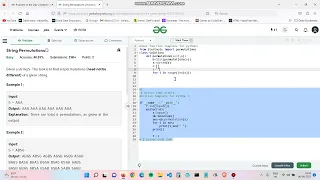 String Permutations Using Built in Functions POTD GFG Python
