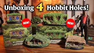 Download Unboxing 4 Hobbit Holes (2 Brand New!)  Bag End - 33 Lakeside - Farmer Maggot - 39 Low Road Review MP3