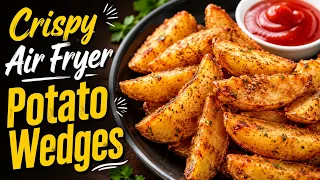Crispy Air Fryer Potato Wedges 🥔 | Crispy Outside, Fluffy Inside!