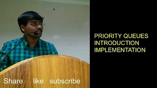 PRIORITY QUEUES INTRODUCTION IMPLEMENTATION ARRAY LINKED LIST BINARY SEARCH BINARY HEAP