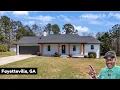 House for Sale in Fayetteville GA Tour This Affordable 3 Bed Ranch Under 320K