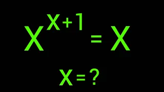 A Nice Math Problem X 