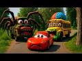Download Lagu ALL MONSTERS Big \u0026 Small McQueen vs NEW RENG RENG BUS EATER \u0026 MATER EATER \u0026 BUS EATER | BeamNG.drive