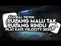 DJ PULANG MALU TAK PULANG RINDU PLAT KT TERBARU 2025 VIRAL TIKTOK YANG KALIAN CARI !!