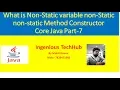 Non Static Control Flow Core Java Online live Session Part-7