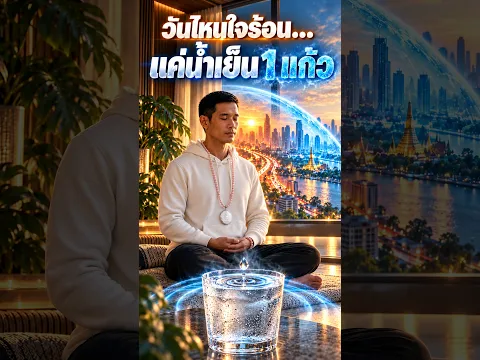 วันไหนใจร้อน… ไม่ต้องไปไหนไกล แค่น้ำเย็น 1 แก้ว | #อัศจรรย์บำเพ็ญ #shorts