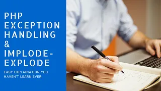 php tutorials in hindi exception handling implode explode