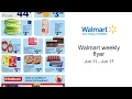 Walmart weekly flyer Jun 11 - Jun 17