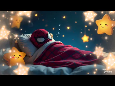 Lullaby Spiderman is Sleeping Cutely in Bed