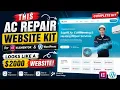 Complete Multipage AC Repair Service Website using ELEMENTOR Wordpress Elementor Kit 2026