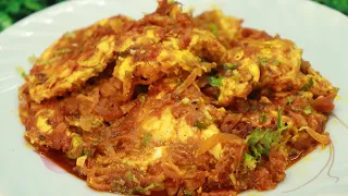 Egg Paper Fry | Quick Easy & Tasty Breakfast Recipe | Perfect Egg Paper Fry in 10 Minutes | By YHK