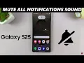 Download Lagu How To Mute All Notification Sounds On Samsung Galaxy S25 / S25 Ultra