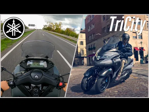 Download MP3 Yamaha Tricity 300 (2021) - Test Drive \u0026 Autobahn Top Speed POV