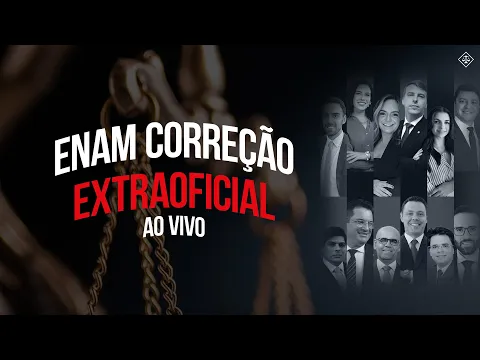 Vídeo: correção extraoficial do ENAM 2025.2 por disciplina