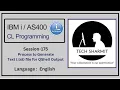Creating Text file at IFS for Qshell commands output ibmi training as400 tutorial as400 ibm