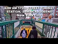 179th Street Subway Station Jamaica Queens NYC Morning F Train POV Walk 4K