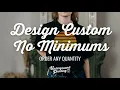 Custom Apparel with No Minimums - One Piece or Bulk Orders Underground Printing